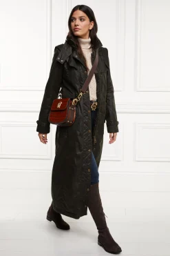 Best Merissa Wax Stockman Coat (Dark Olive) Women Coats|Coats