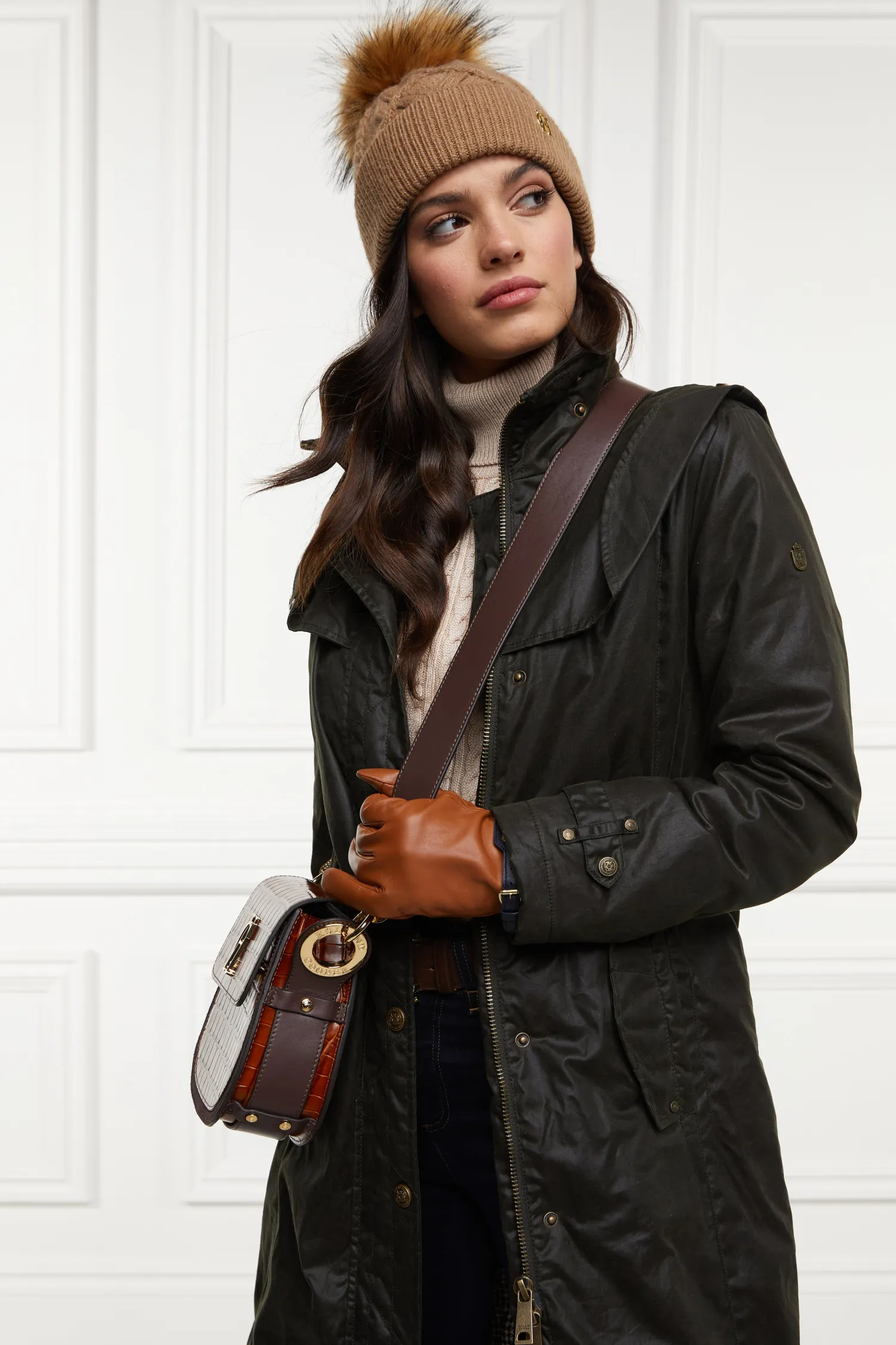 Best Merissa Wax Stockman Coat (Dark Olive) Women Coats|Coats