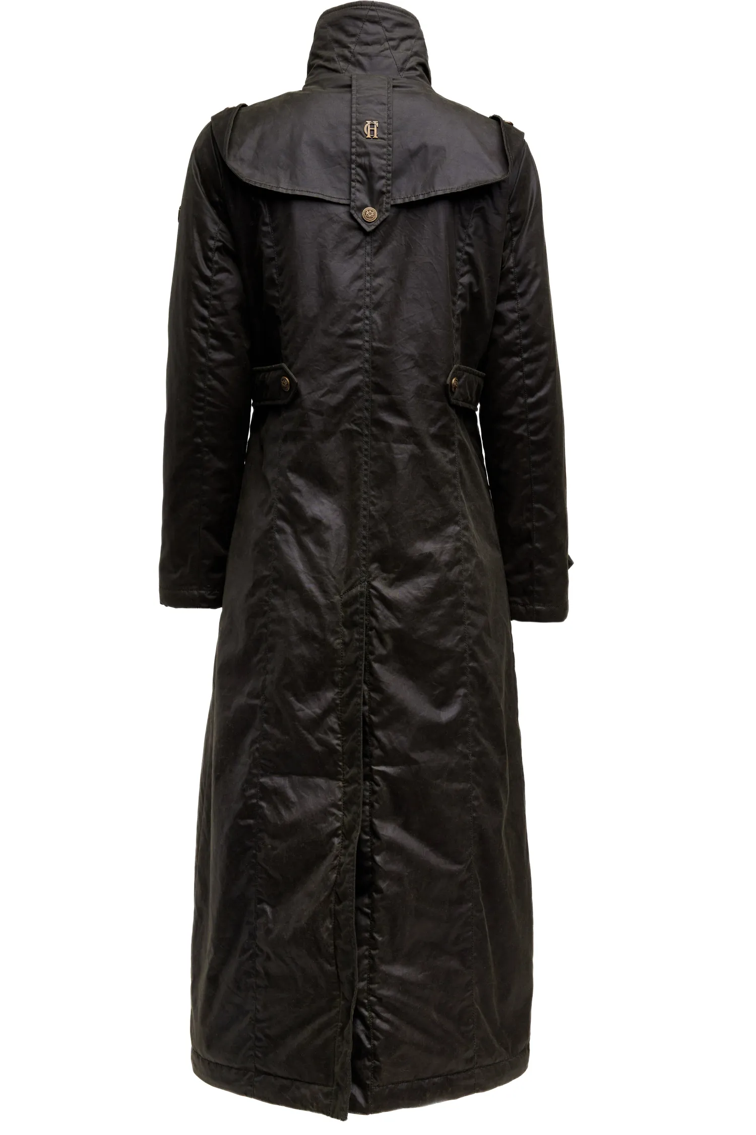 Best Merissa Wax Stockman Coat (Dark Olive) Women Coats|Coats