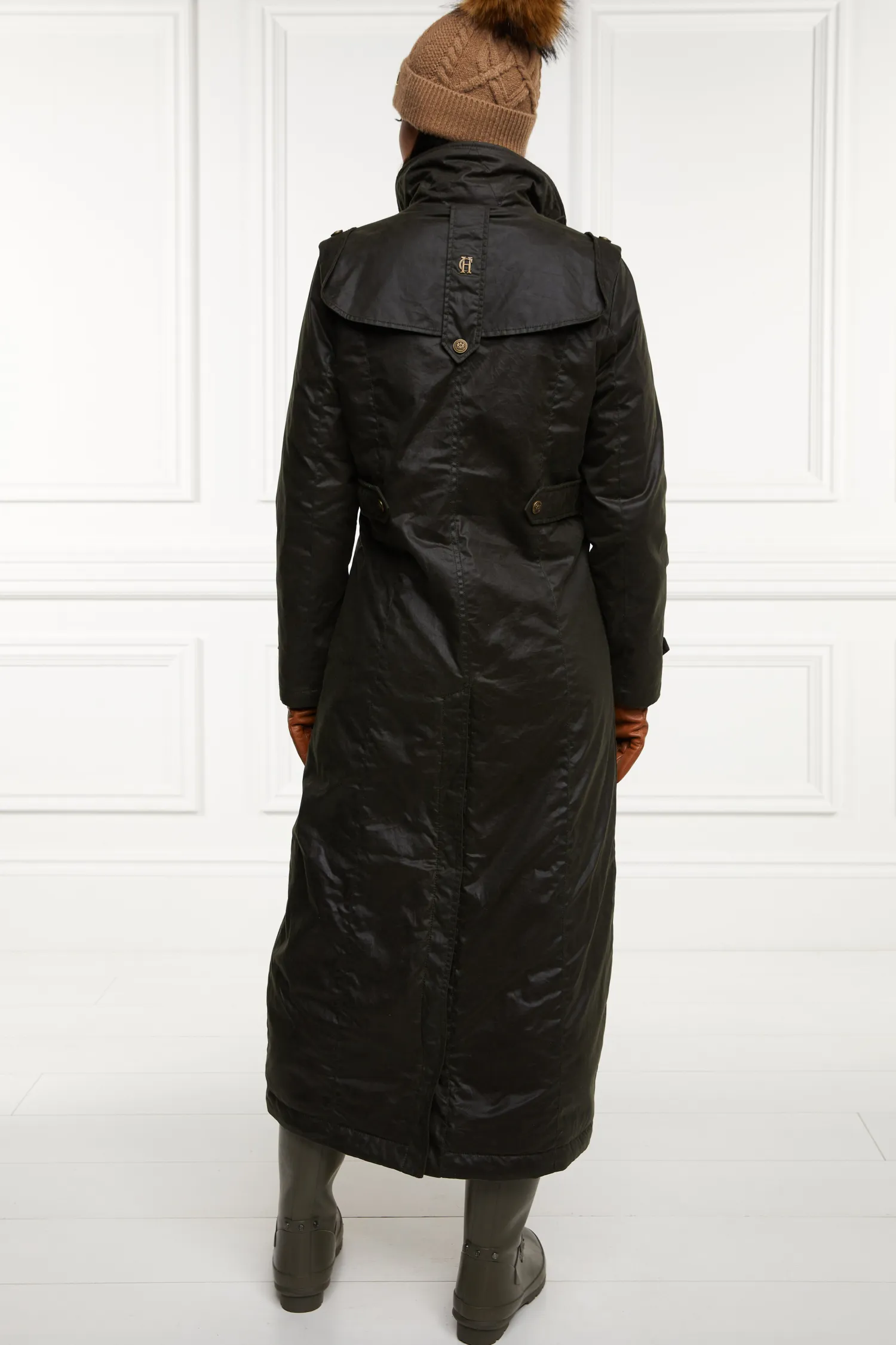 Best Merissa Wax Stockman Coat (Dark Olive) Women Coats|Coats