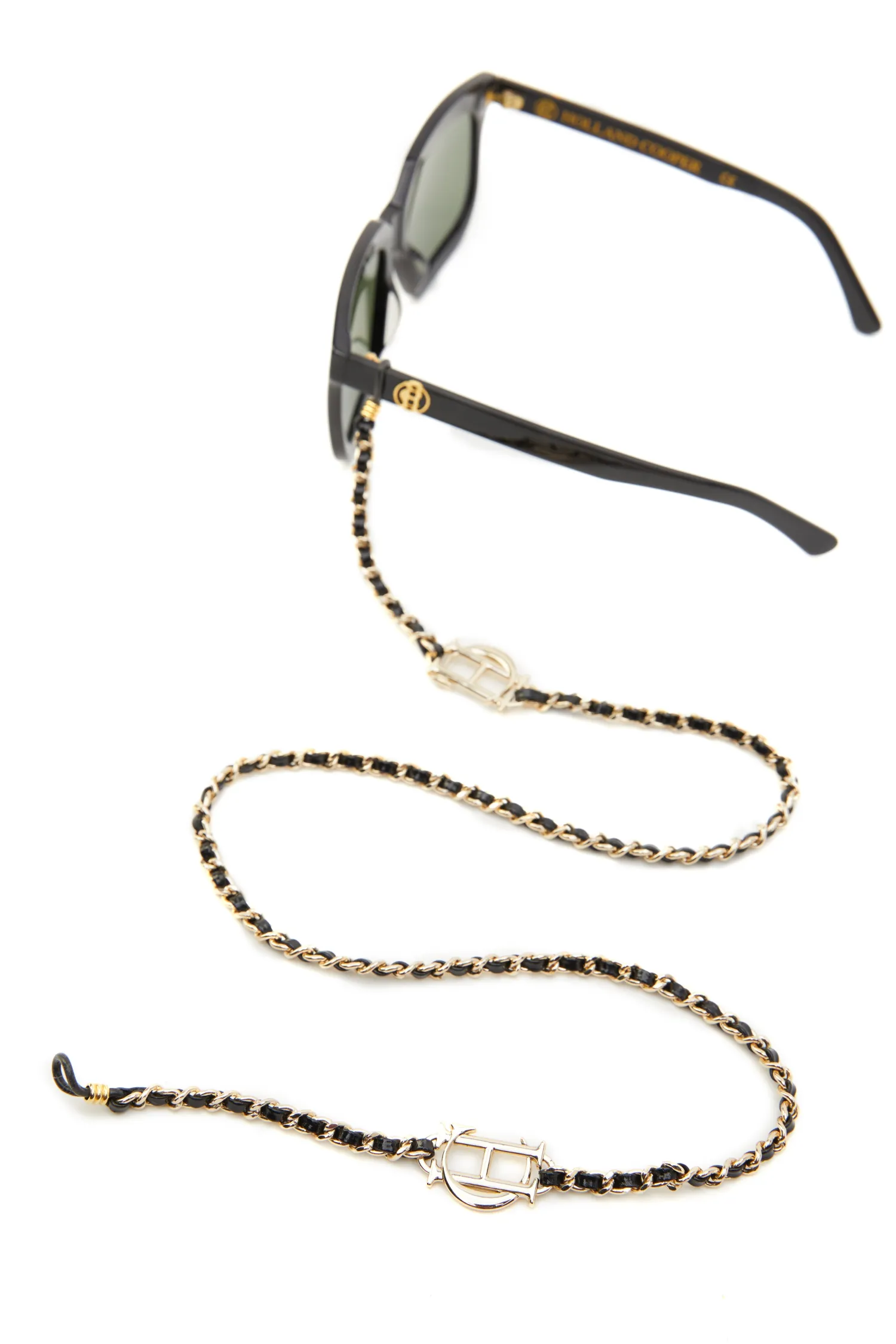 Online Milan Glasses Chain (Black Gold) Women Sunglasses|Sunglasses