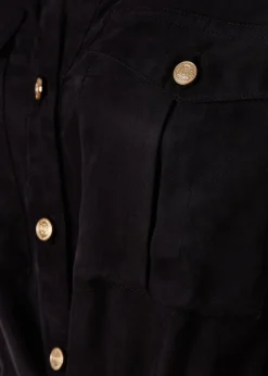 Online Military Shirt Dress Women Dresses
