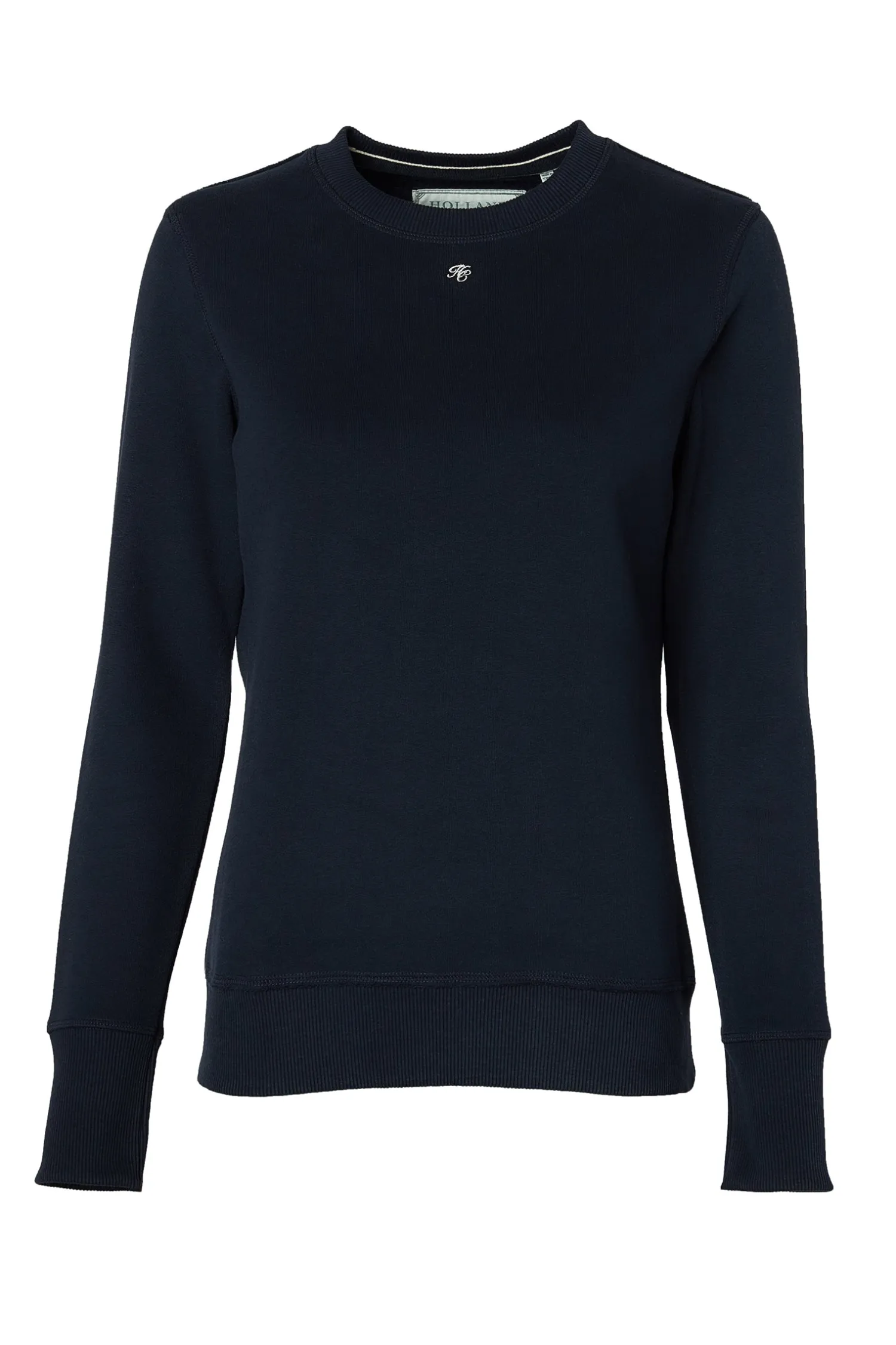 Outlet Monogram Crew Neck Sweat (Ink Navy) Women Sweatshirts