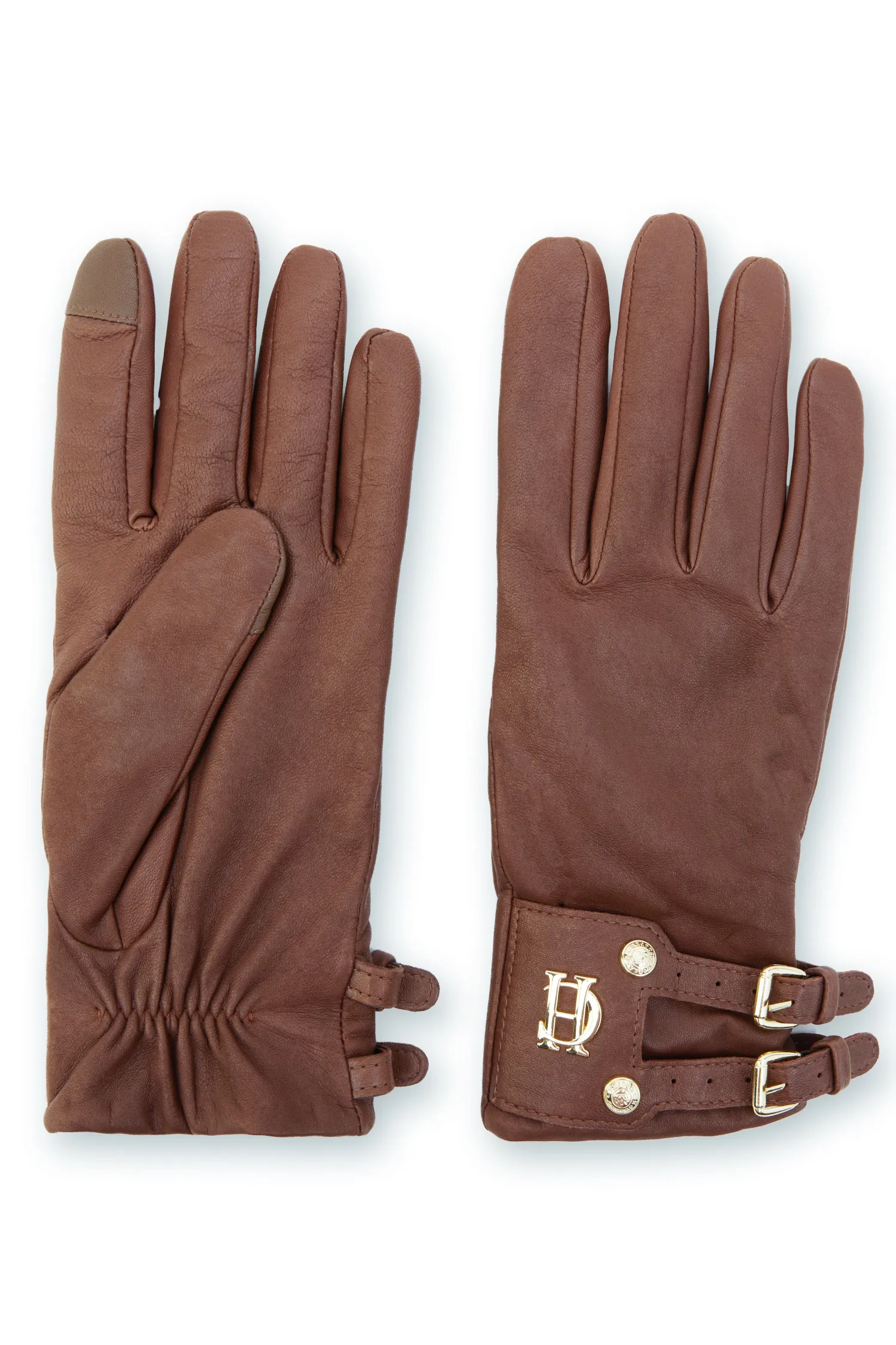 Hot Monogram Leather Gloves Women Gloves|Gloves