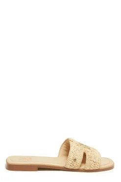 Discount Monogram Slides (Natural Straw) Women Sandals & Slides