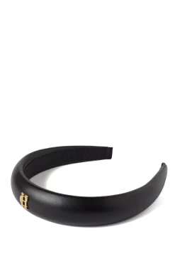Online Narrow Headband (Black PU) Women Hats & Headbands|Hats & Headbands