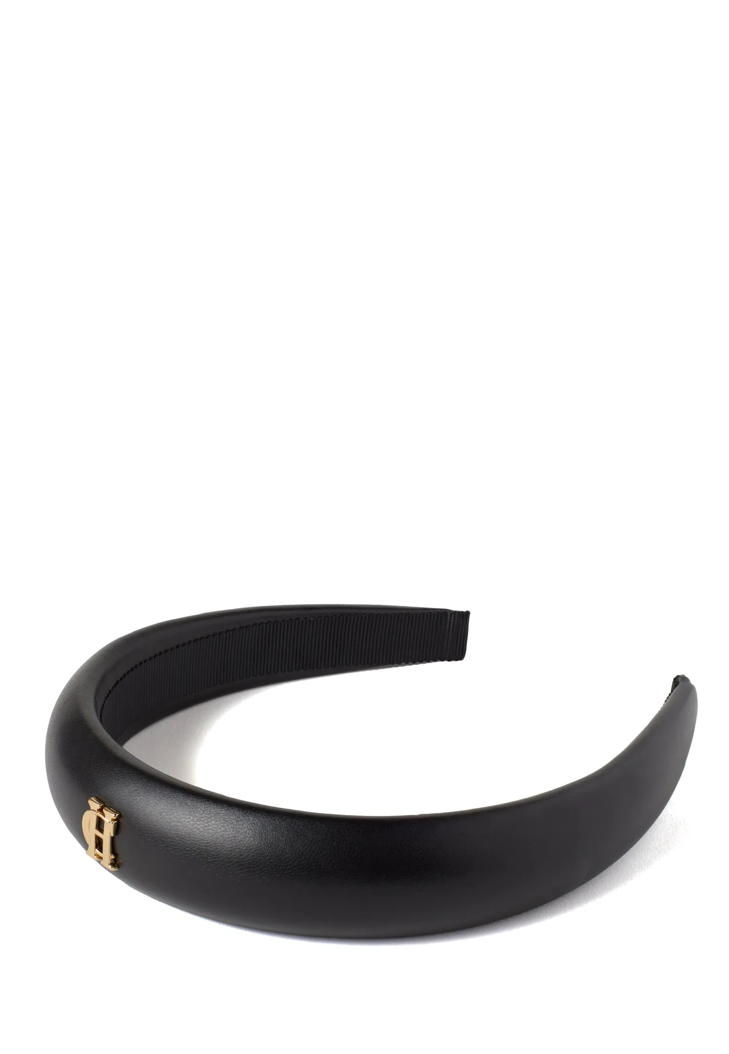 Online Narrow Headband (Black PU) Women Hats & Headbands|Hats & Headbands