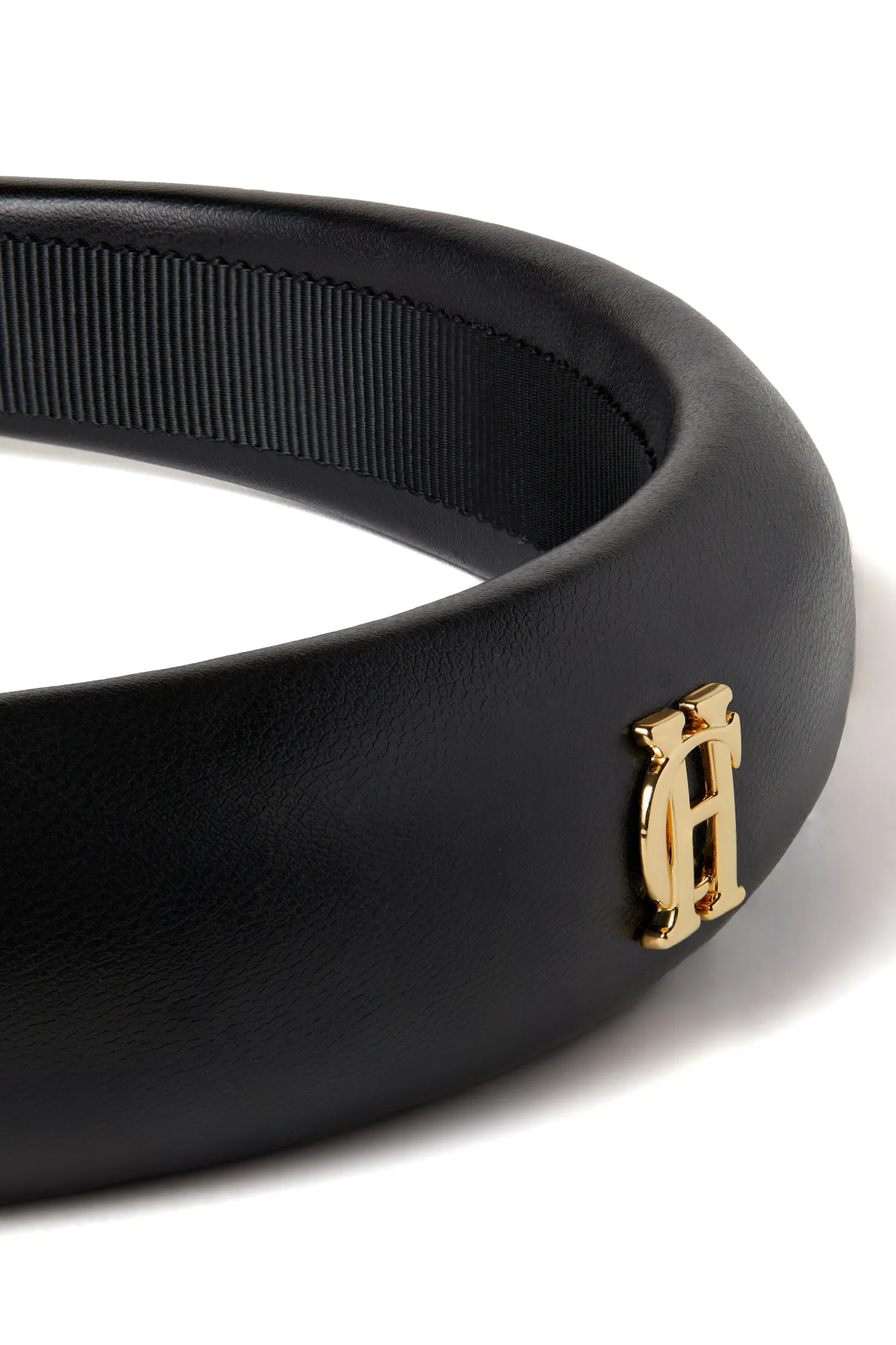 Online Narrow Headband (Black PU) Women Hats & Headbands|Hats & Headbands
