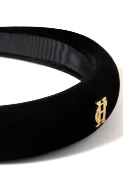 Best Narrow Headband (Black Velvet) Women Hats & Headbands|Hats & Headbands