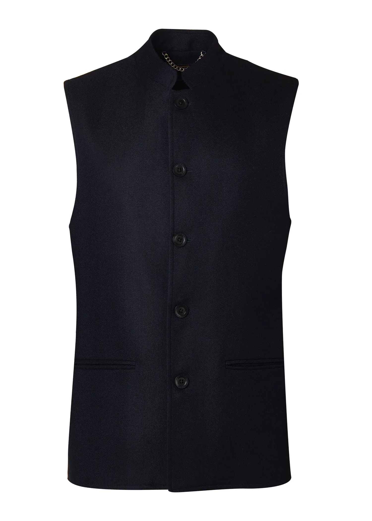 New Nehru Gilet (Navy Loxley) Gilets|Waistcoats