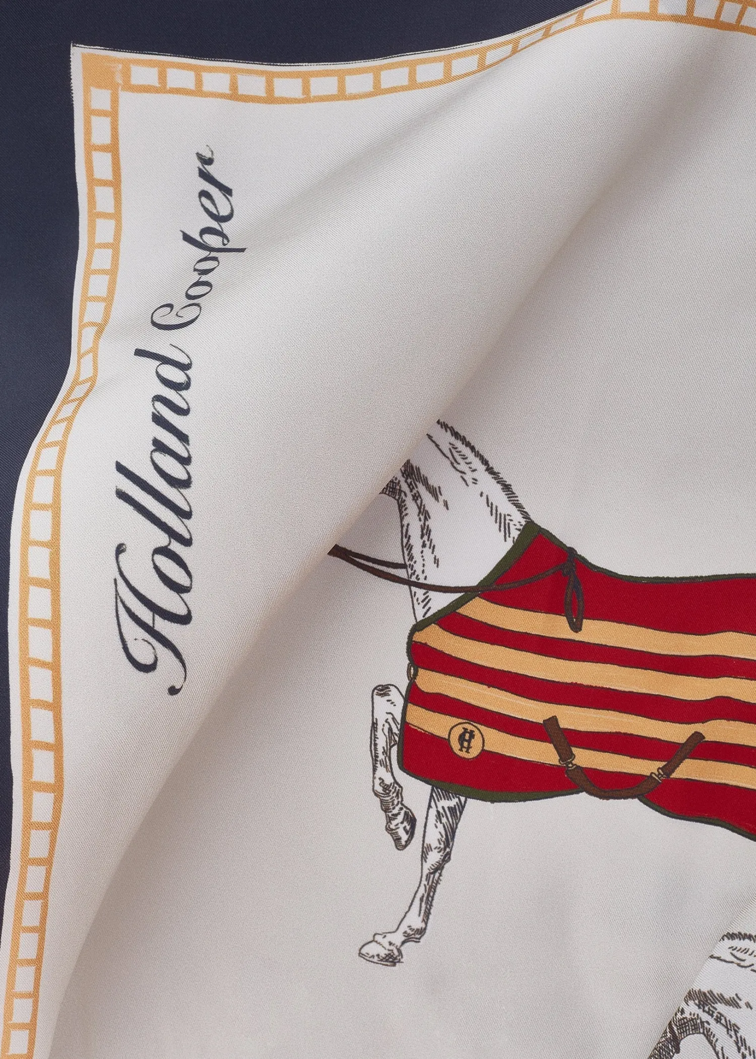 New Nine Horse Silk Scarf (Nine Horse) Women Scarves|Scarves