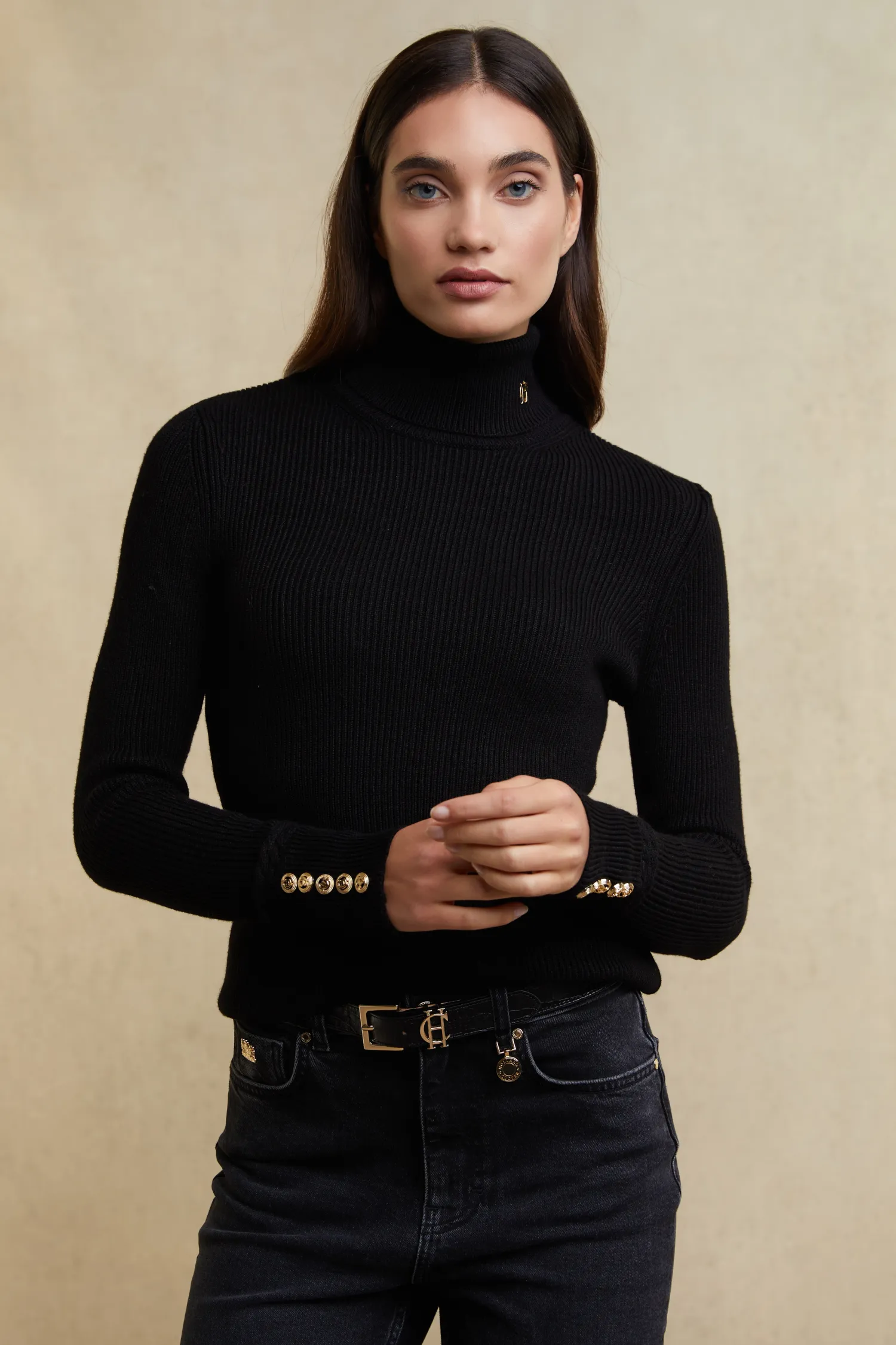 Hot Painswick Roll Neck Women Knitwear
