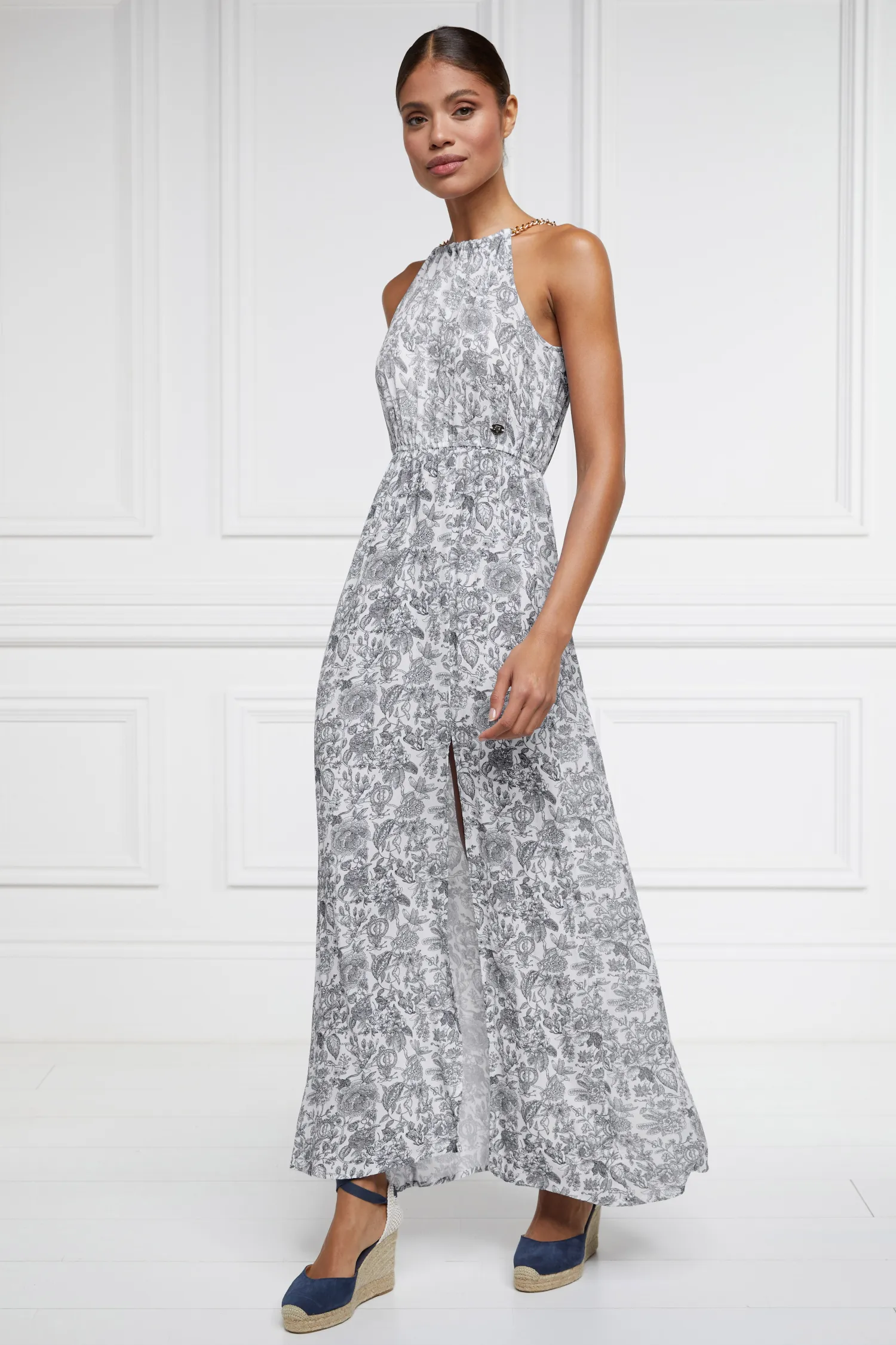 Fashion Paloma Maxi Dress (White Willow) Women Dresses