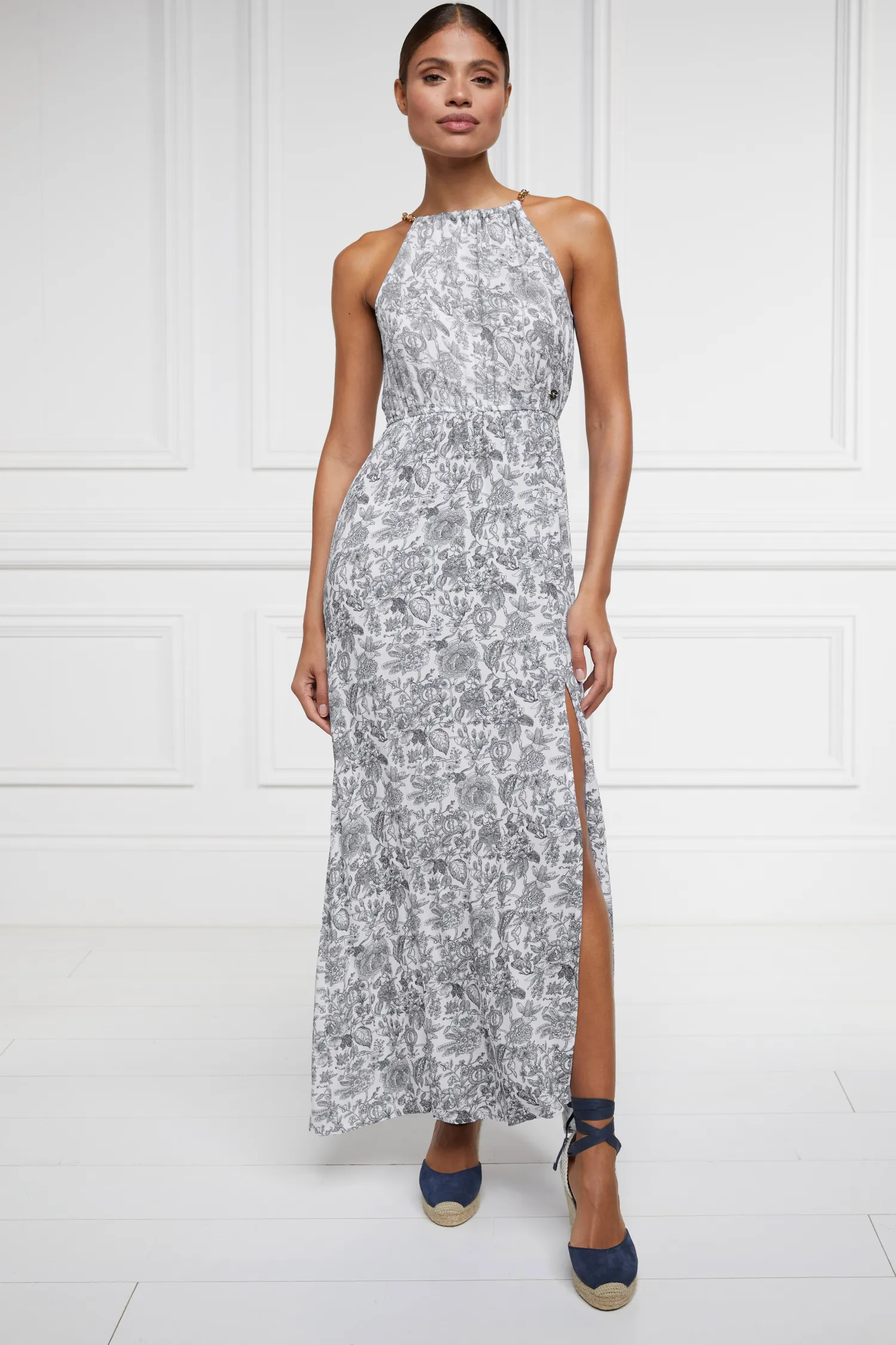 Fashion Paloma Maxi Dress (White Willow) Women Dresses