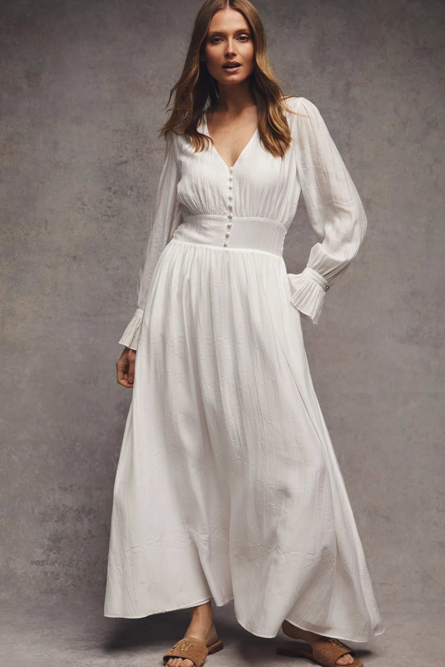 Sale Phoebe V-Neck Maxi Dress Women Dresses