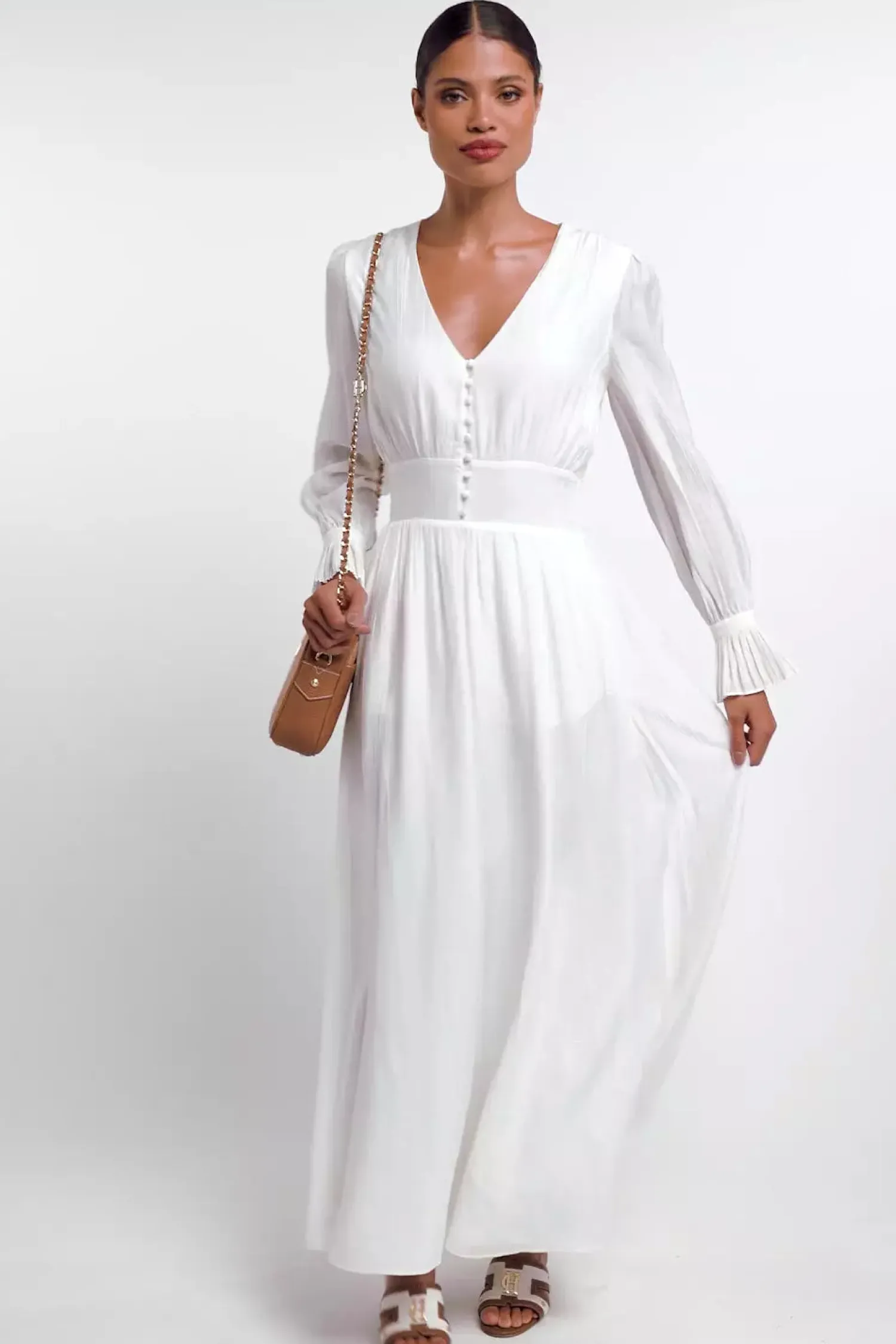 Sale Phoebe V-Neck Maxi Dress Women Dresses