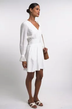 Hot Phoebe V-Neck Mini Dress Women Dresses