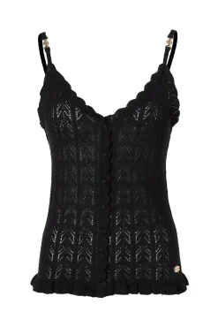 Fashion Pointelle Cami Women Tops