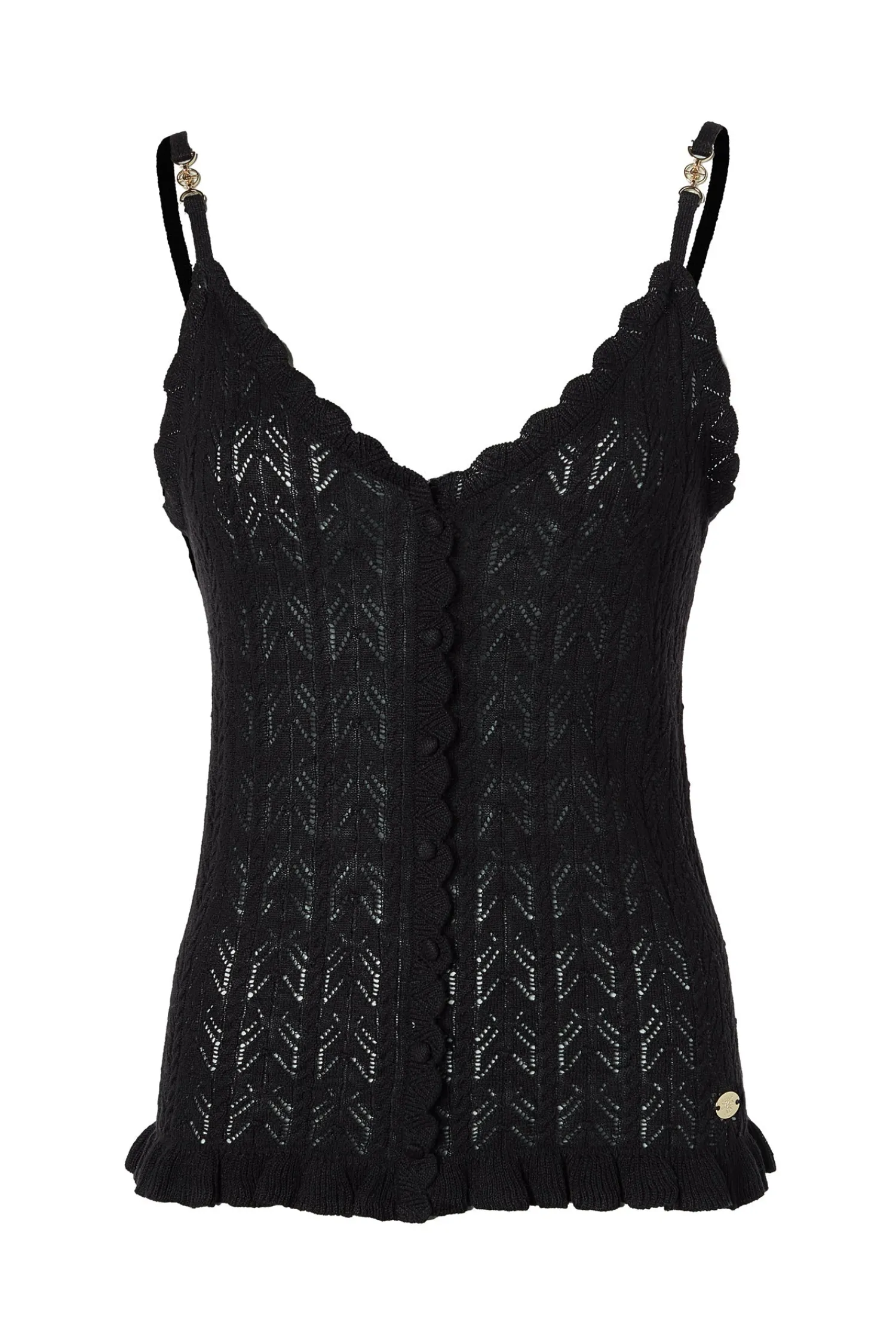 Fashion Pointelle Cami Women Tops