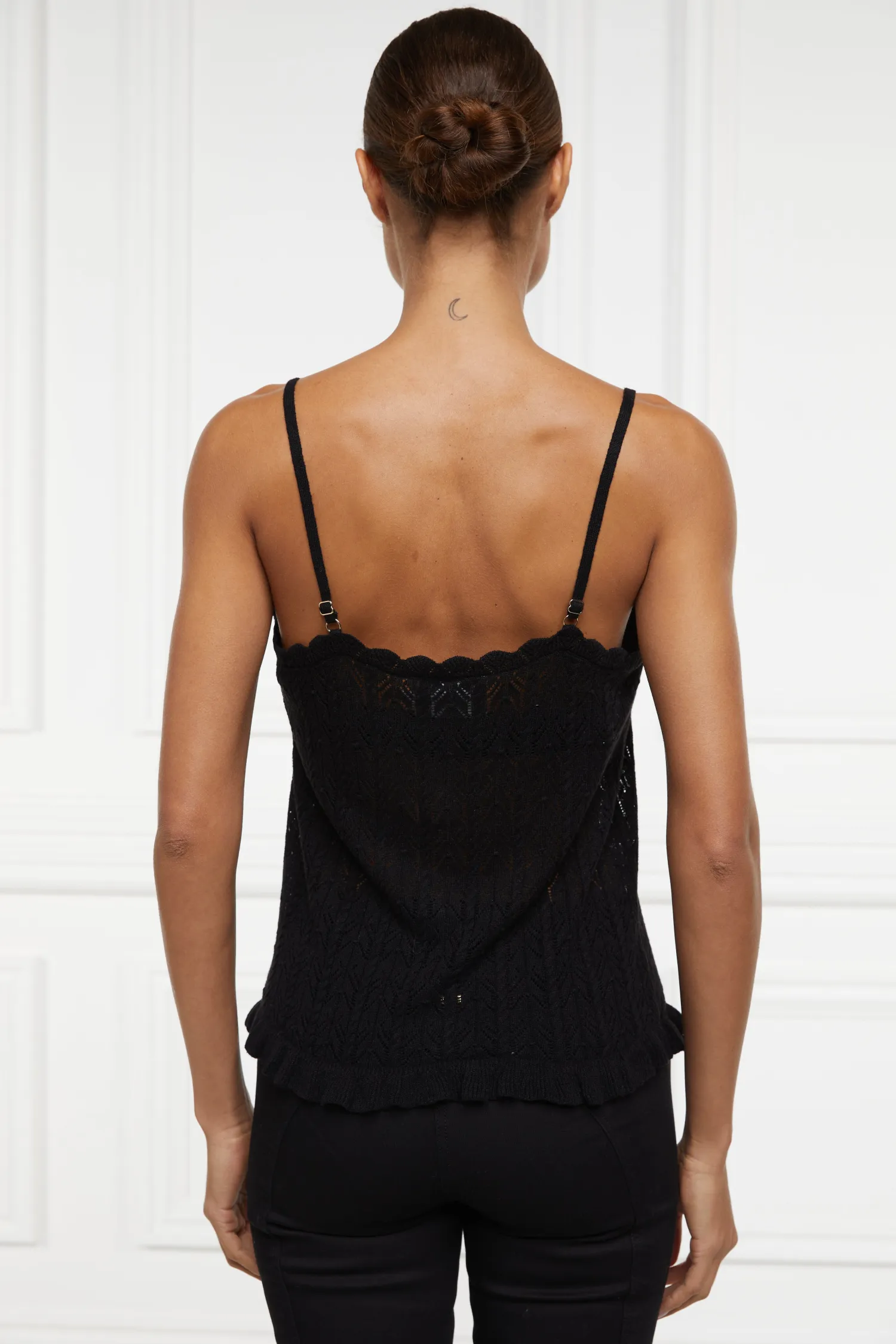 Fashion Pointelle Cami Women Tops