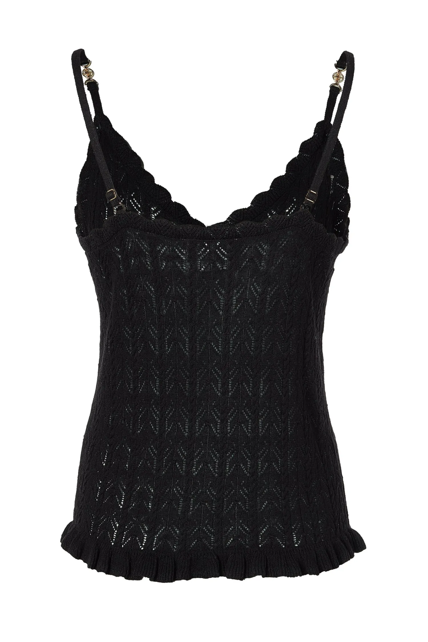 Fashion Pointelle Cami Women Tops