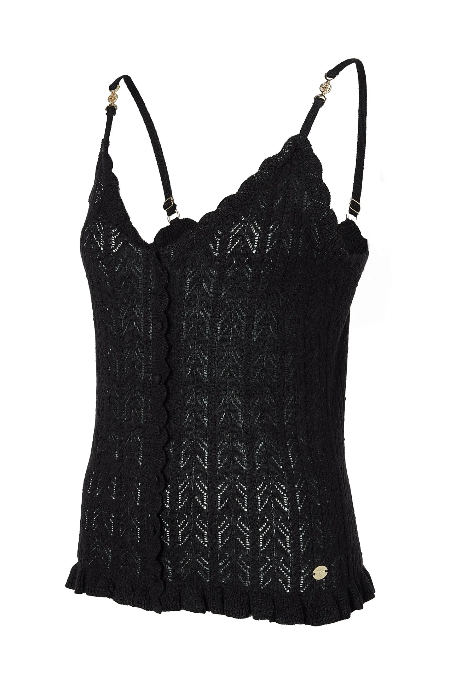 Fashion Pointelle Cami Women Tops