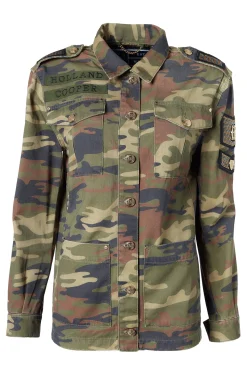 Best Premium Artillery Jacket (Washed Camo) Women Jackets