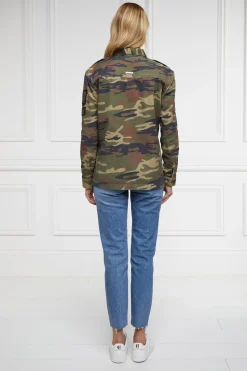Best Premium Artillery Jacket (Washed Camo) Women Jackets