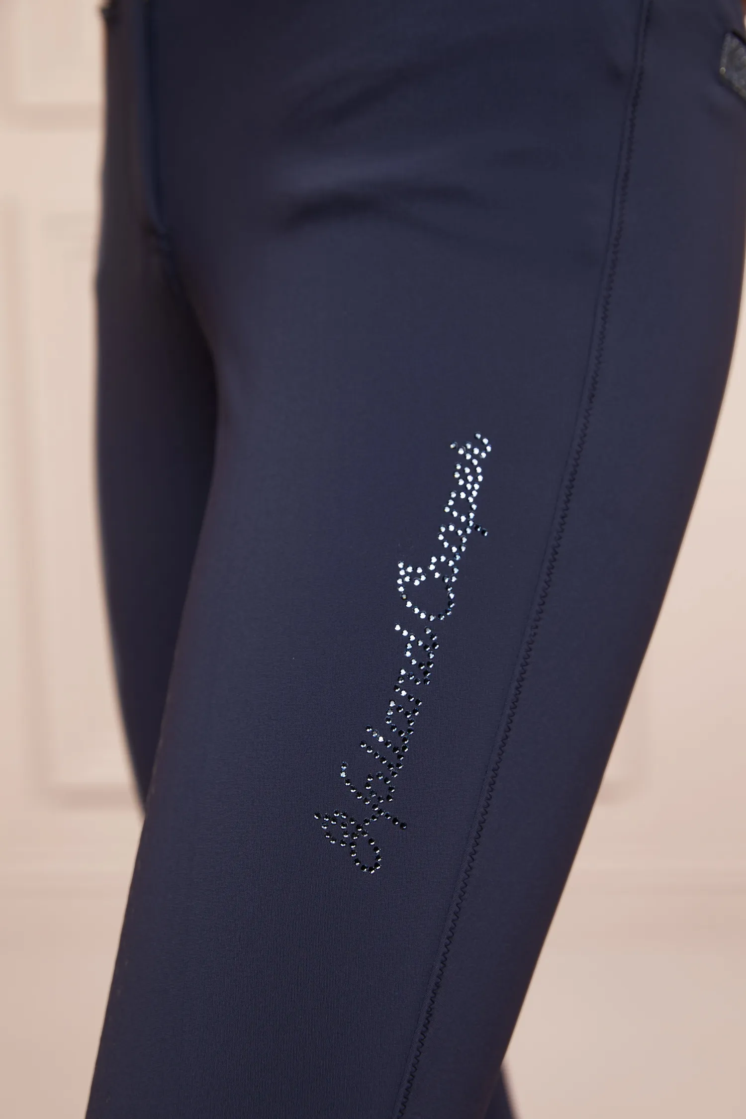 Sale Premium High Rise Breeches (Yale Blue) Breeches