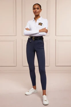 Sale Premium High Rise Breeches (Yale Blue) Breeches