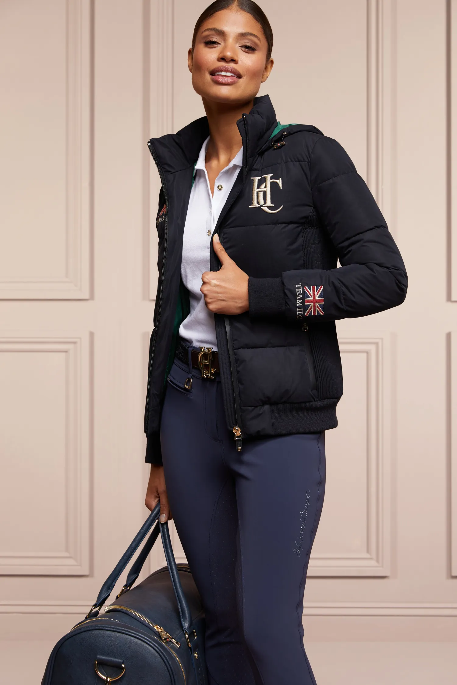 Clearance Premium Mid Rise Breeches (Yale Blue) Breeches
