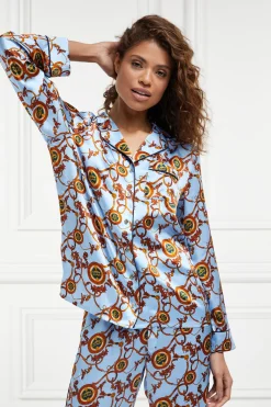 Fashion Pyjama Set (Sky Blue) Women Sleepwear