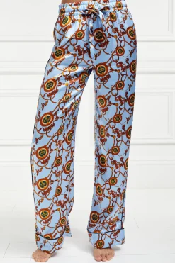 Fashion Pyjama Set (Sky Blue) Women Sleepwear