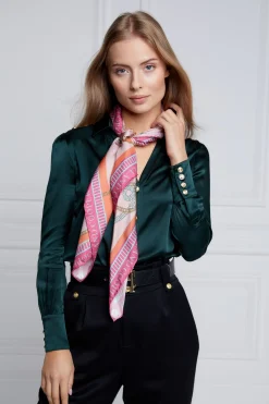 Clearance Regal Horse Silk Scarf Women Scarves|Scarves