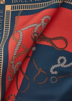 Outlet Regal Horse Silk Scarf (Ink Navy Neroli) Women Scarves|Scarves