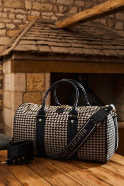 Sale Regency Holdall (Ecru Houndstooth) Women Holdalls & Suitcases|Travel Bags
