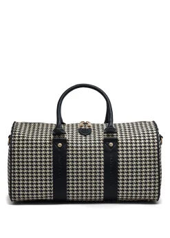 Sale Regency Holdall (Ecru Houndstooth) Women Holdalls & Suitcases|Travel Bags