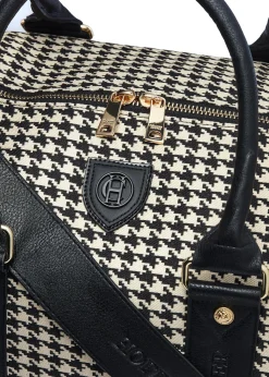 Sale Regency Holdall (Ecru Houndstooth) Women Holdalls & Suitcases|Travel Bags