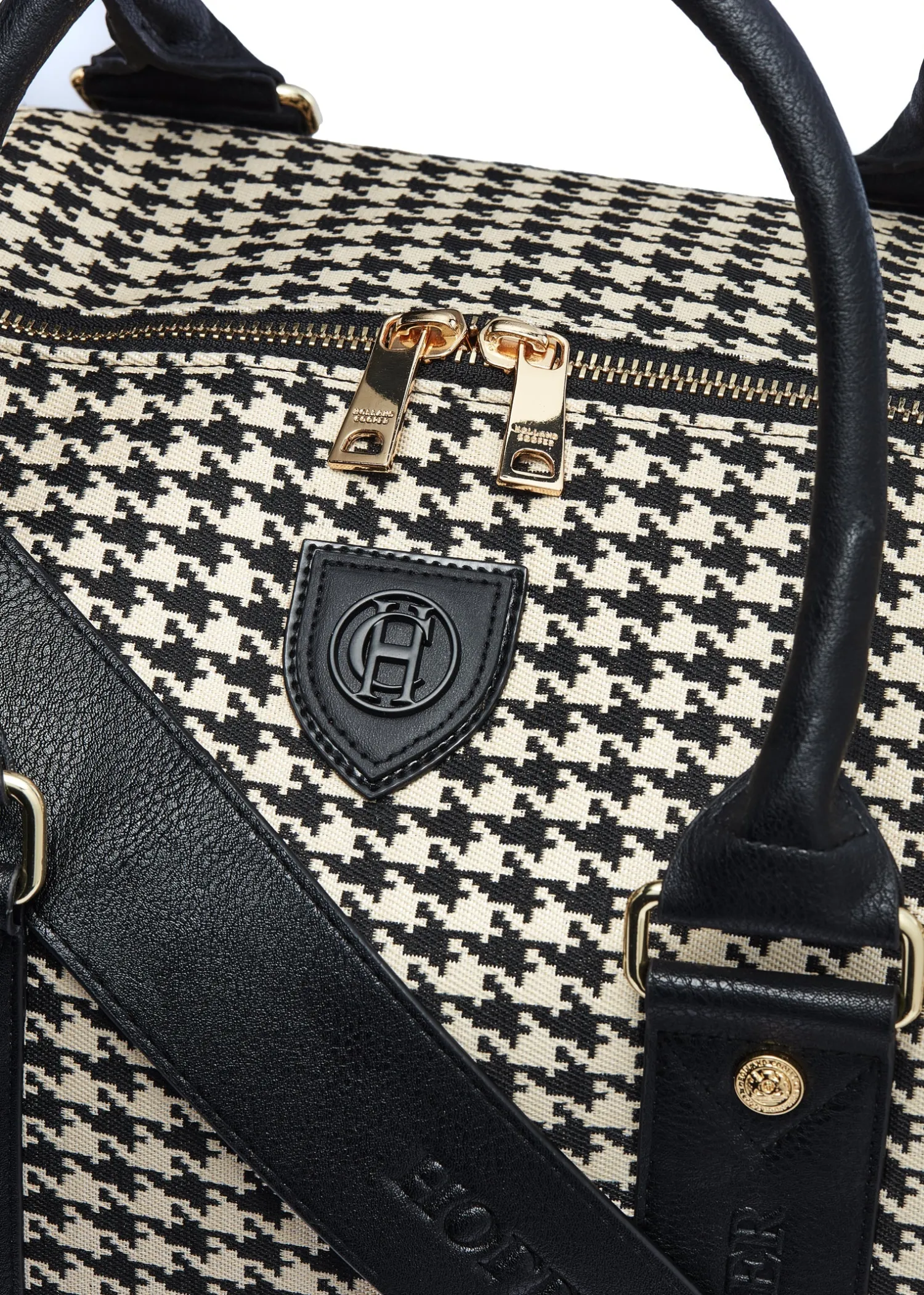 Sale Regency Holdall (Ecru Houndstooth) Women Holdalls & Suitcases|Travel Bags