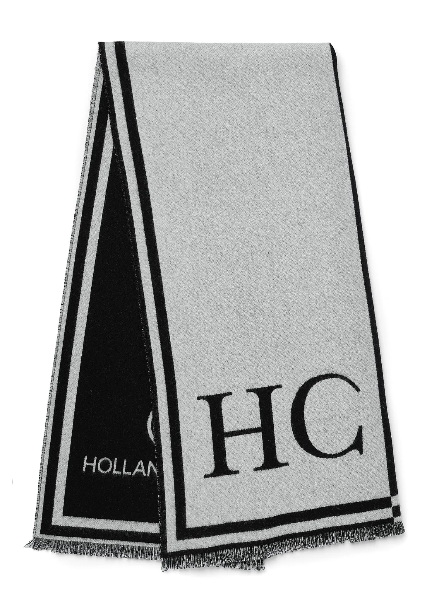 Fashion Regency Monogram Scarf (Black White) Women Scarves|Scarves