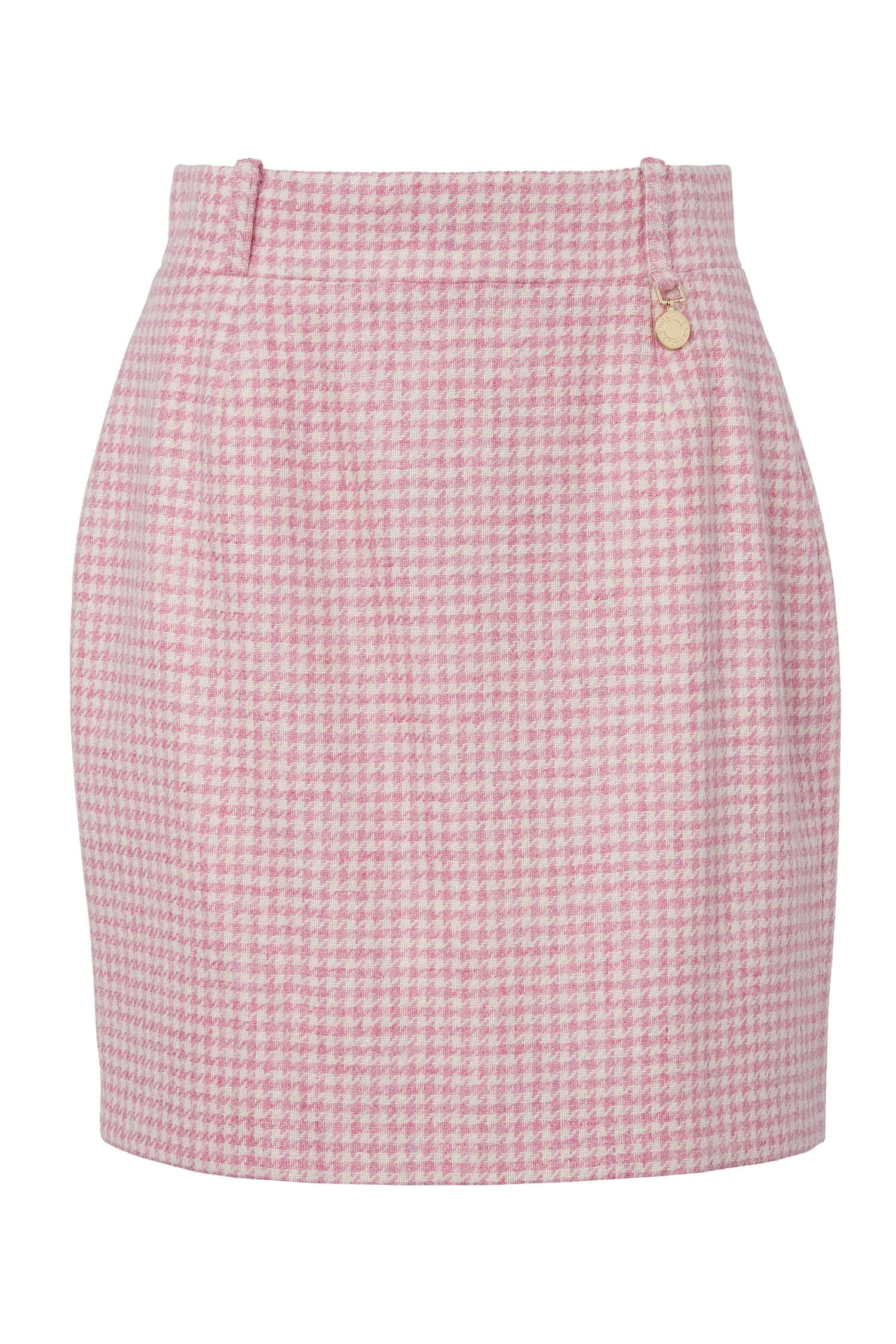 Clearance Regency Skirt (Light Pink Puppytooth) Women Skirts|Tailoring