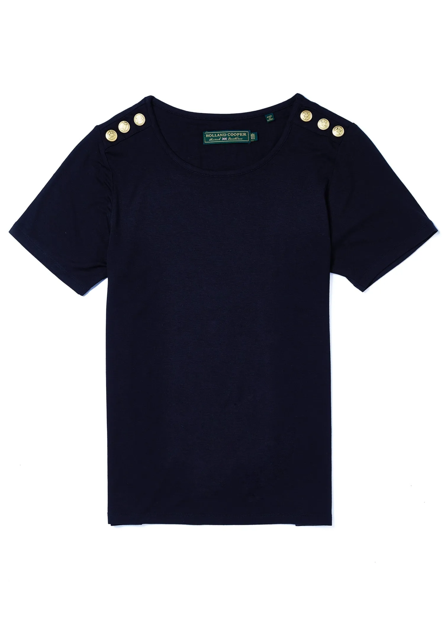 Best Relax Fit Crew Neck Tee (Ink Navy) Women Tees|Tops