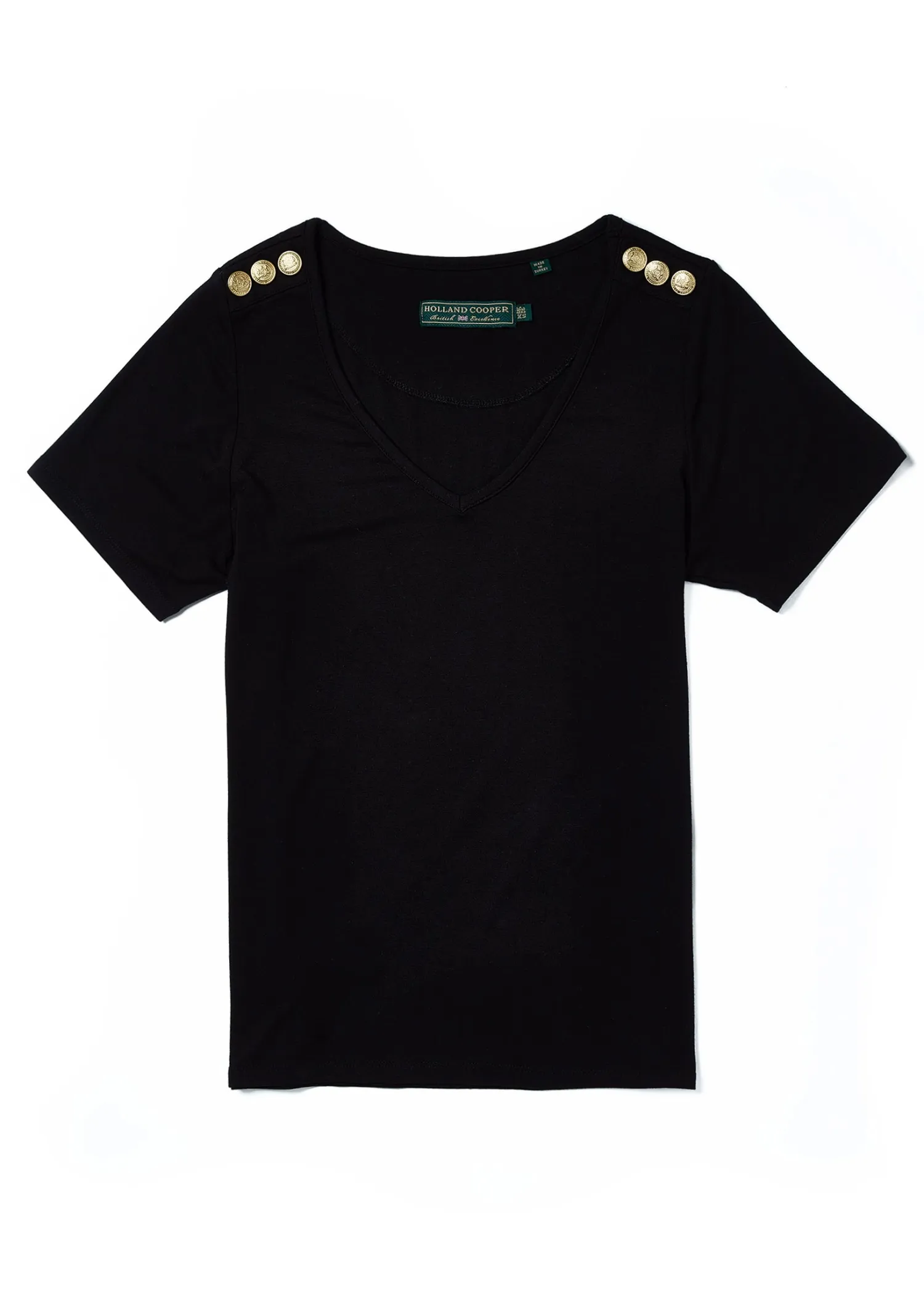 New Relax Fit V-Neck Tee Women Tees|Tops