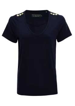 Discount Relax Fit V-Neck Tee Women Tees|Tops