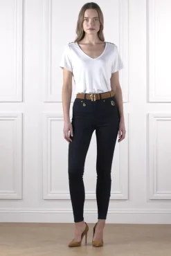 Sale Relax Fit V-Neck Tee Women Tees|Tops