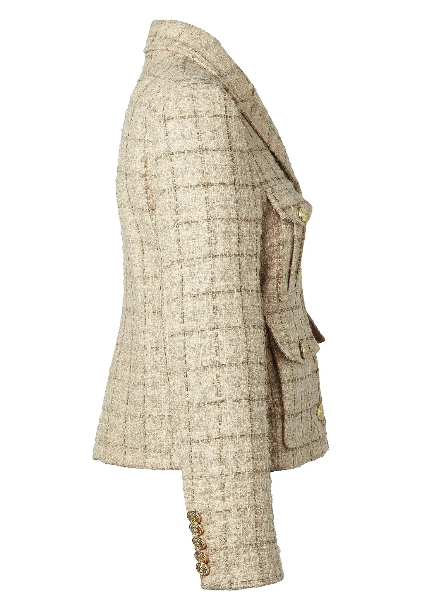 Outlet Richmond Jacket (Camel Sparkle Tweed) Women Jackets|Tailoring