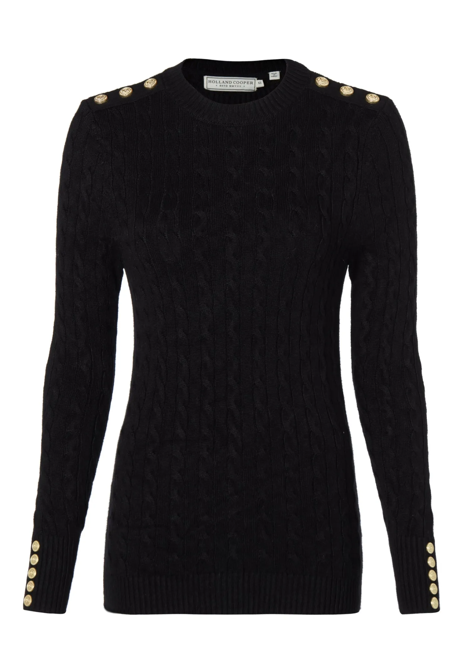 Hot Seattle Cable Crew Knit Women Knitwear