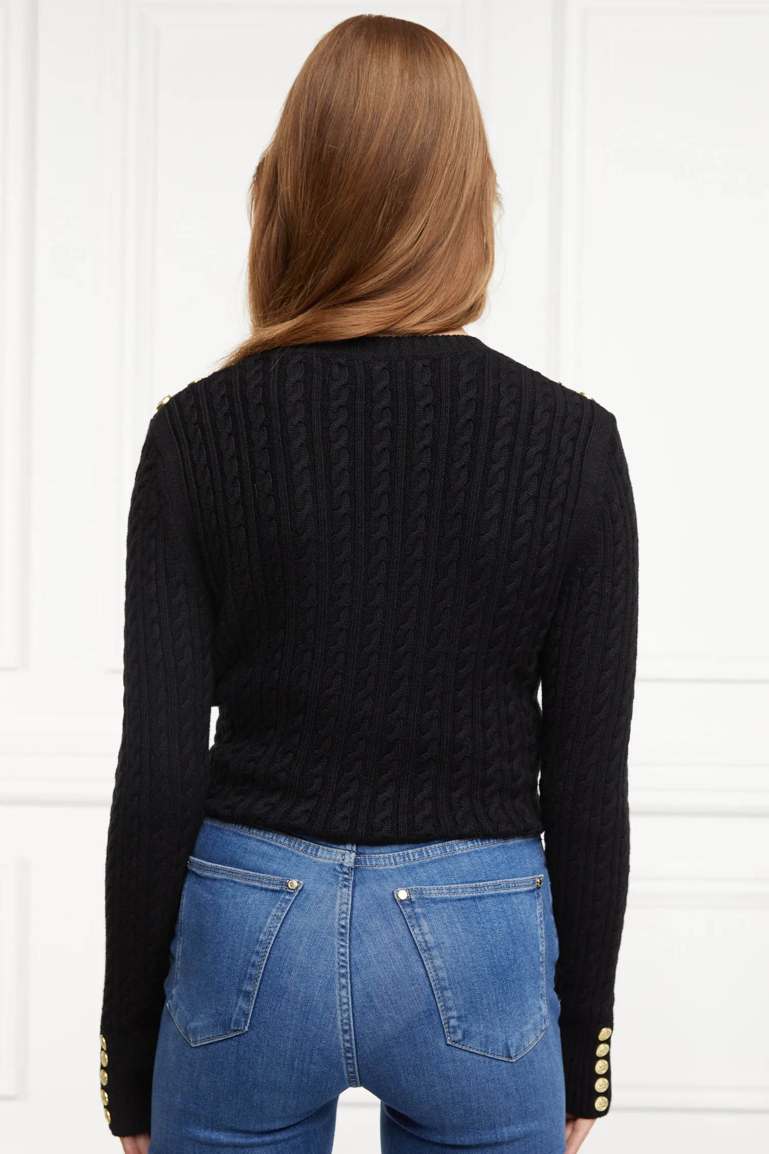 Hot Seattle Cable Crew Knit Women Knitwear