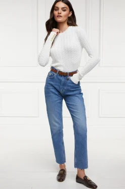 New Seattle Cable Crew Knit Women Knitwear
