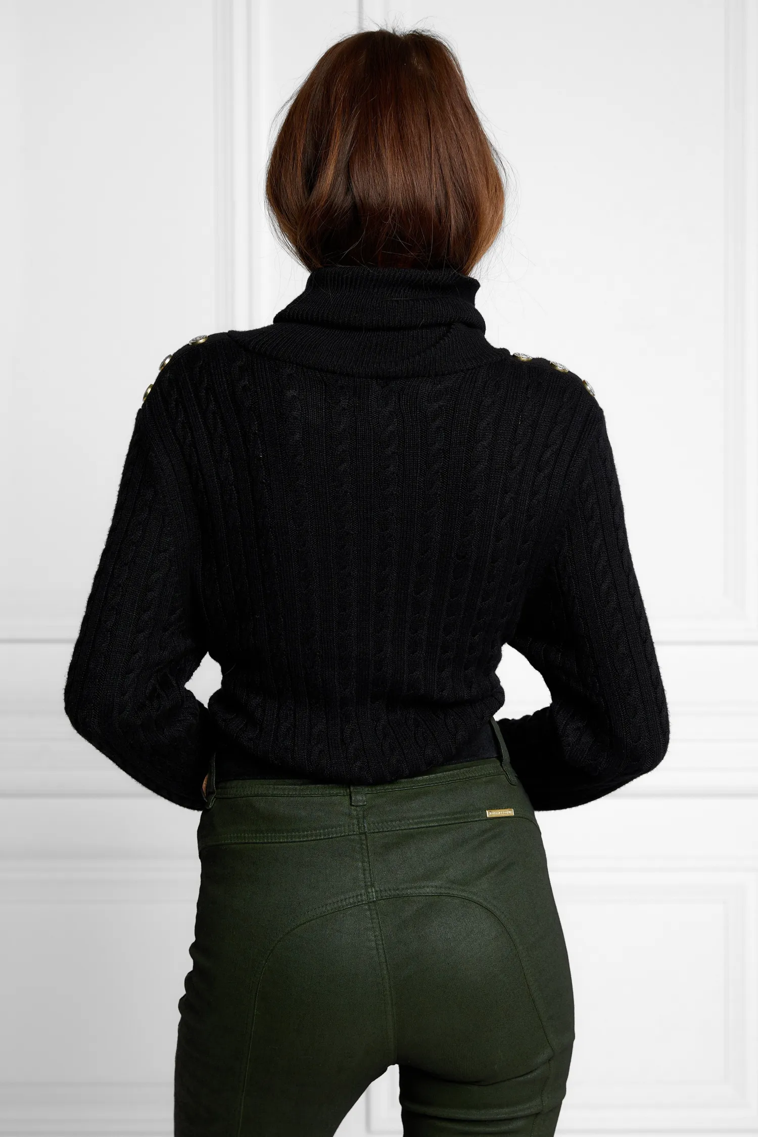 Sale Seattle Roll Neck Cable Knit Women Knitwear